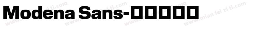 Modena Sans字体转换